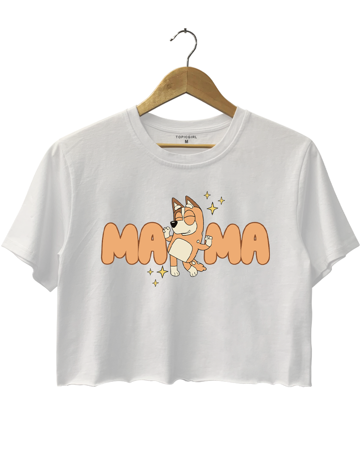 The Motherhood Tour Bluey Mama Crop Top