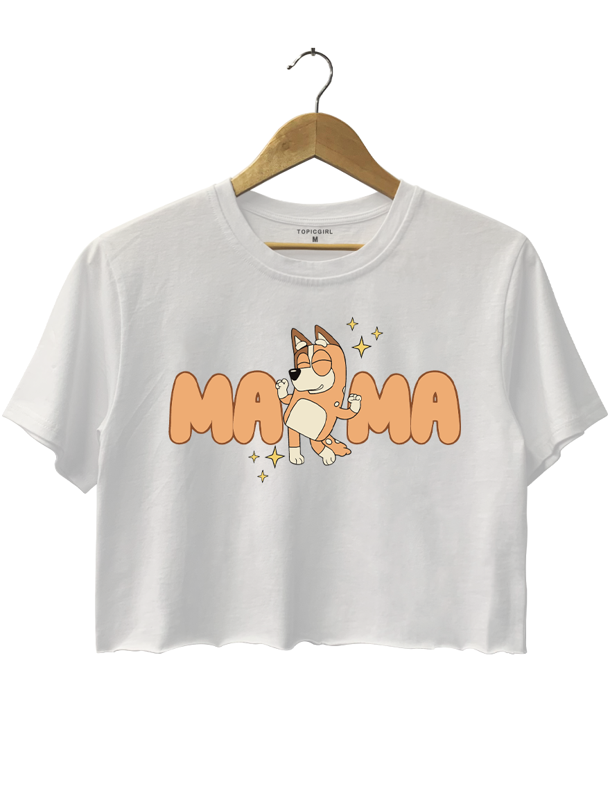 Bluey Mama The Motherhood Tour Crop Top