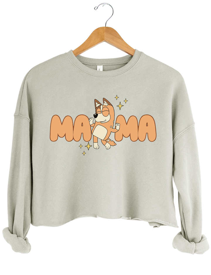 Bluey Mama The Motherhood Tour Crop Top