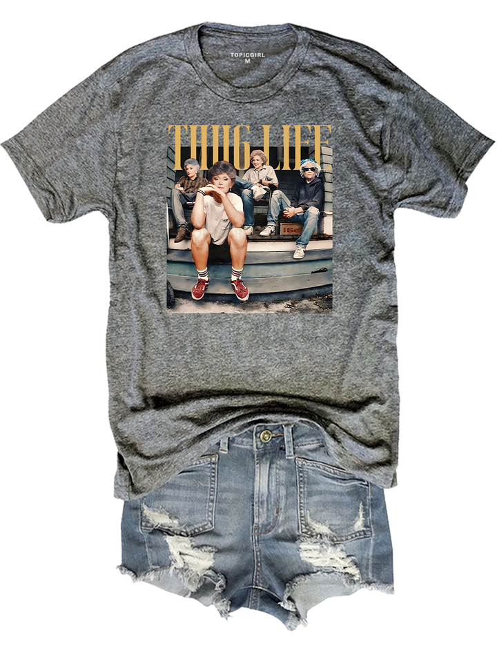 The Golden Girls Thug Life Crop Top