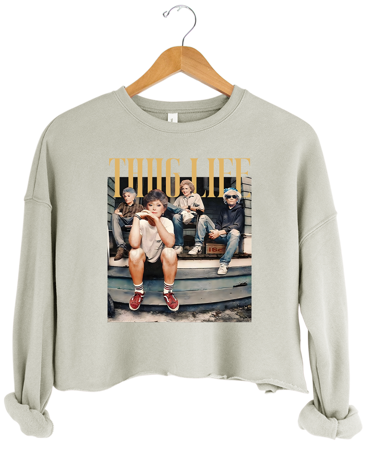 The Golden Girls Thug Life Crop Top