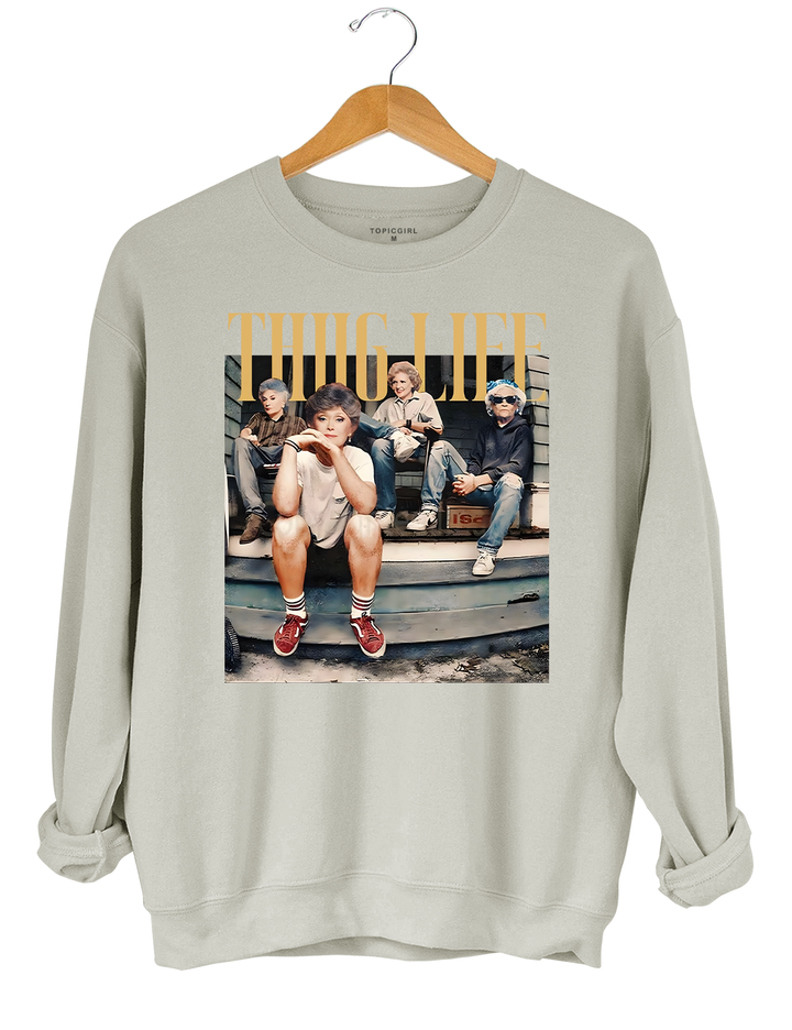 The Golden Girls Thug Life Crop Top