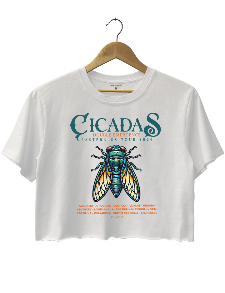 Cicadas Double Emergence Eastern US Tour 2024 Crop Top