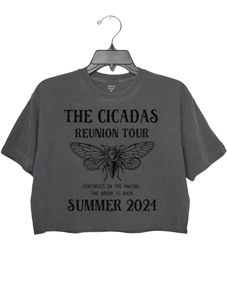 The Cicadas Reunion Tour Crop Top – topicgirl