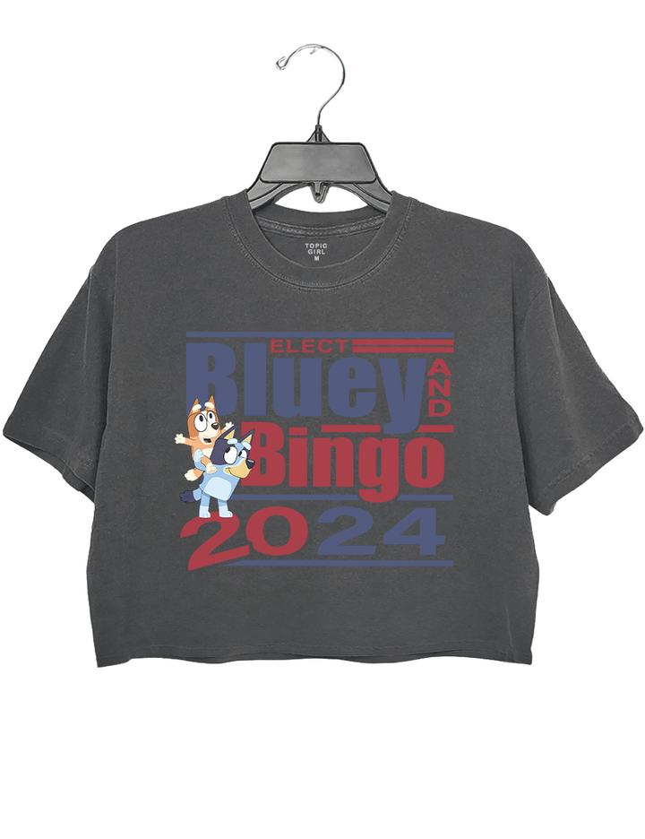 Bluey And Bingo 2024 Crop Top