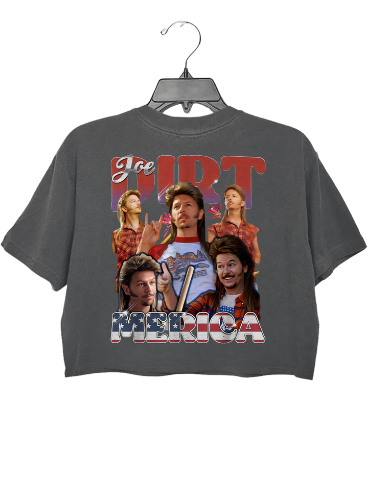 Joe Dirt Merica 4th Of July Crop Top