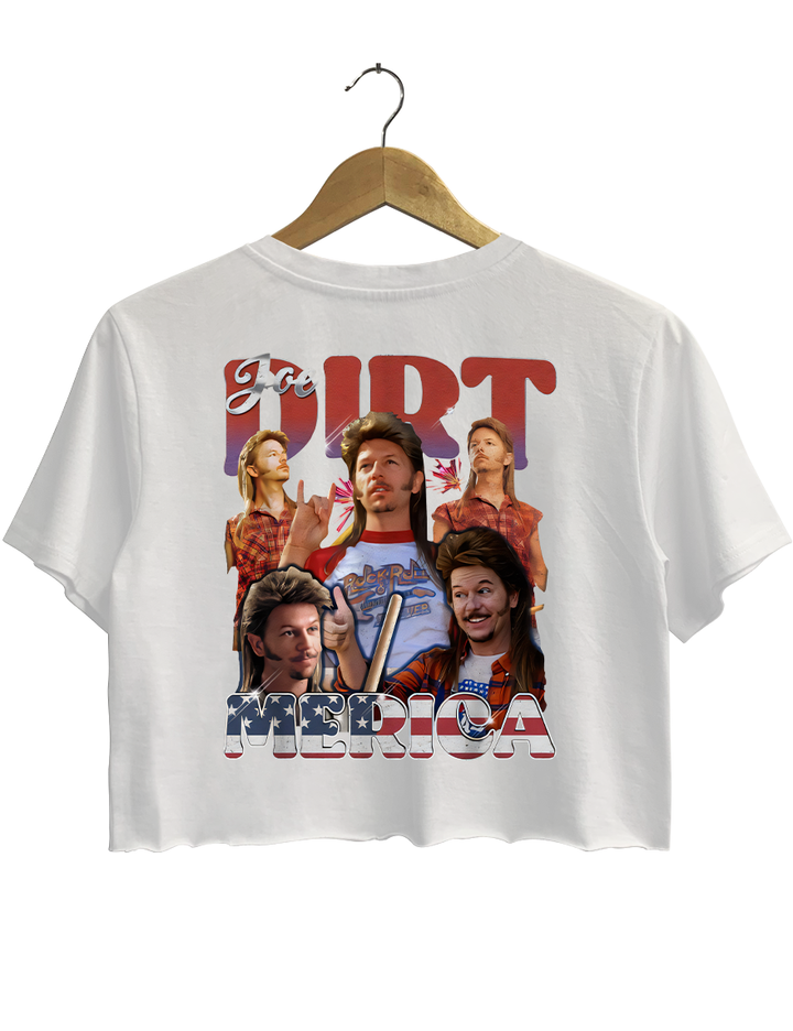 Joe Dirt Merica 4th Of July Crop Top