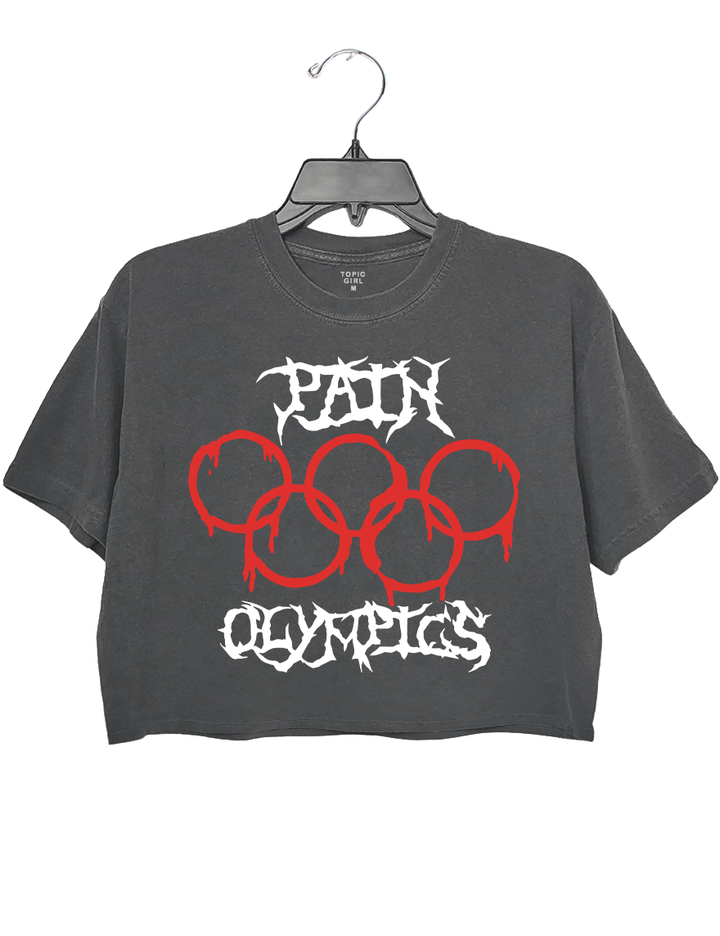 Pain Olympics Game Day Crop Top