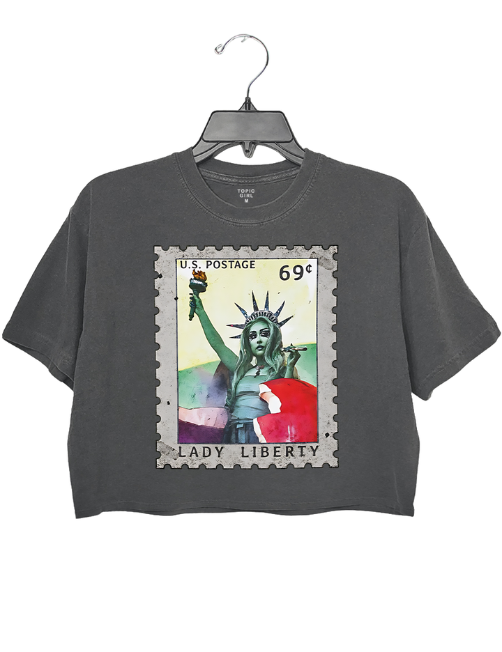 Chappell Roan Lady Liberty Crop Top