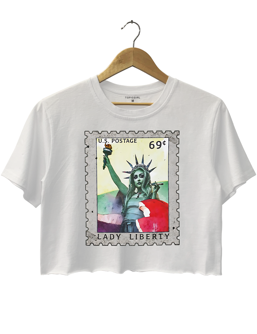 Chappell Roan Lady Liberty Crop Top