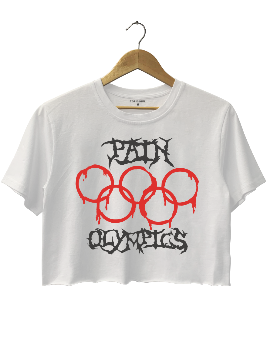 Pain Olympics Game Day Crop Top