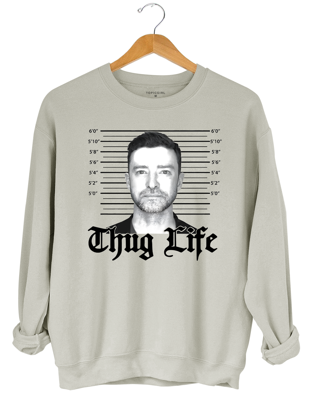 Thug Life Justin Timberlake Crop Top