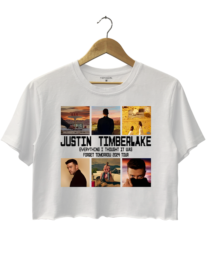 Justin Timberlake The Forget Tomorrow World Tour Crop Top