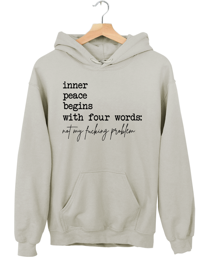 Inner Peace Begins With Four Words Crop Top