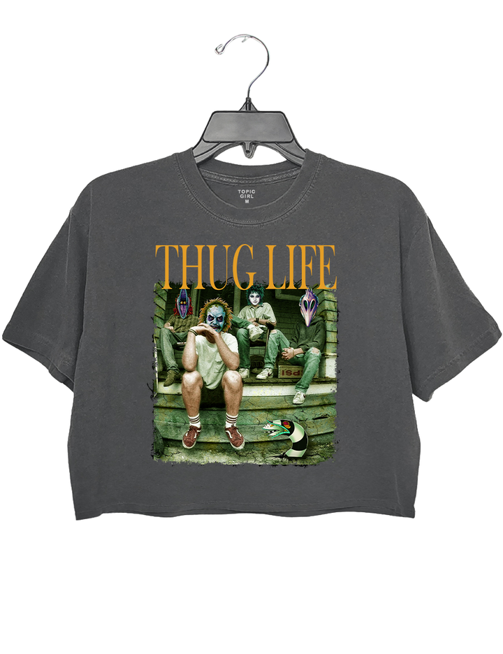 Beetlejuice 2024 Thug Life Crop Top