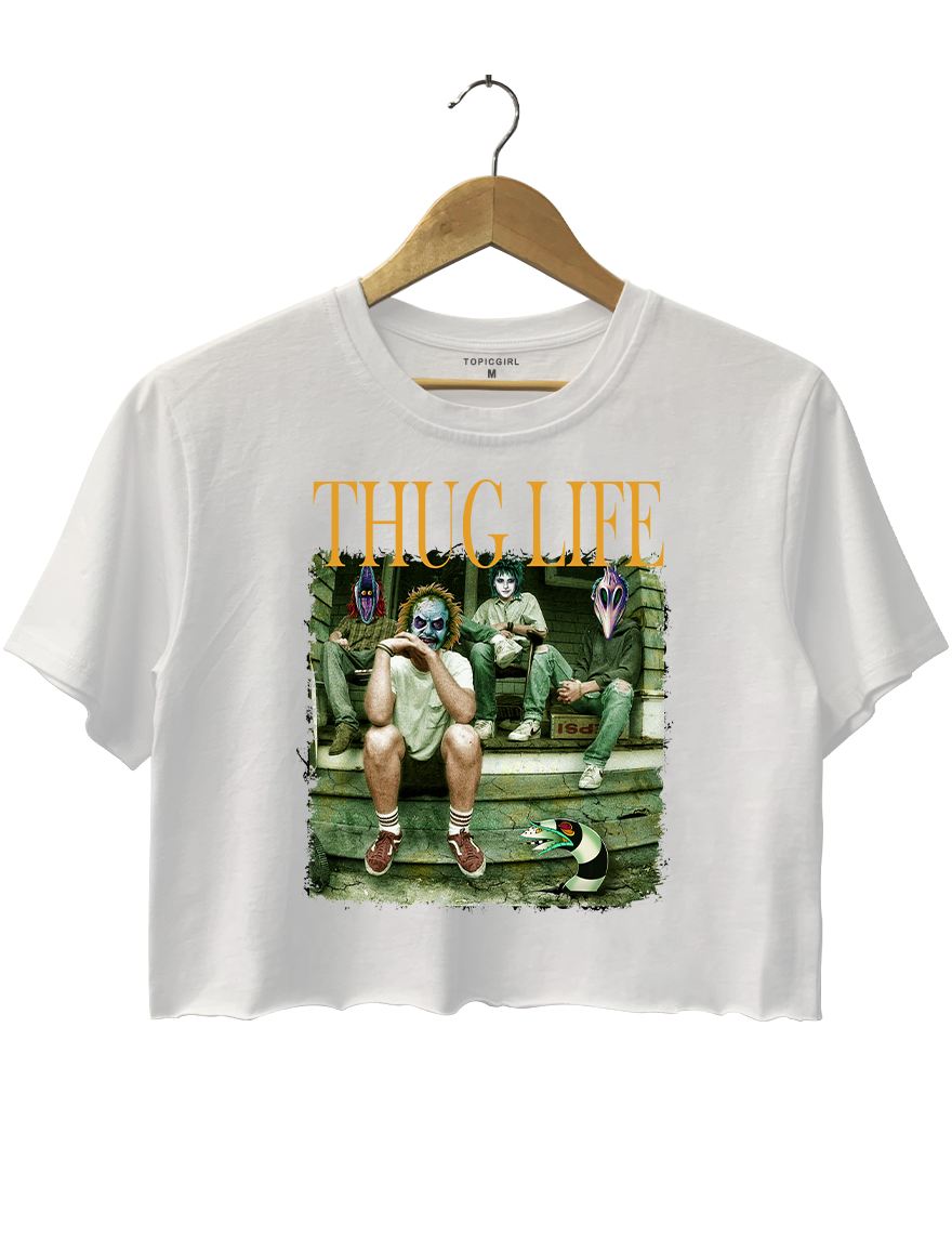 Beetlejuice 2024 Thug Life Crop Top