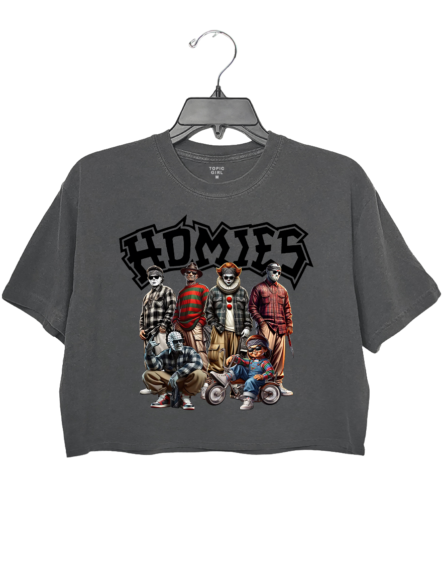 Chicano Homies Thug Life Crop Top