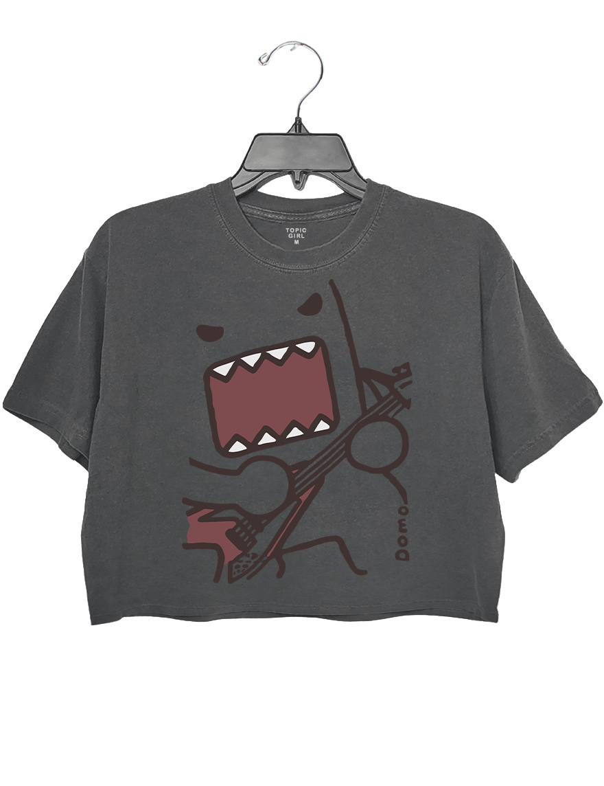 Electric Guitar Domo Kun Crop Top