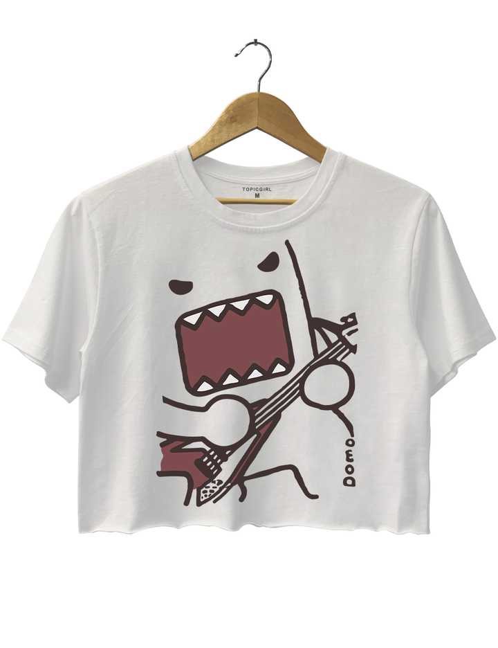 Electric Guitar Domo Kun Crop Top