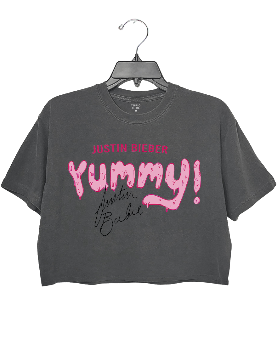 Justin Bieber Yummy Signature Crop Top