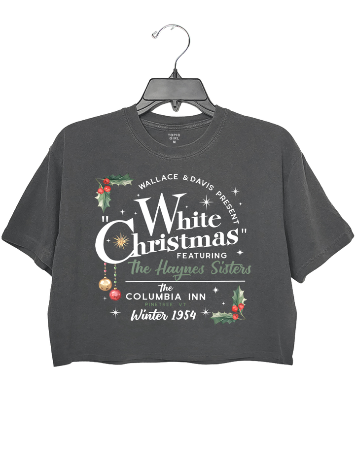 White Christmas Movie 1954 Crop Top