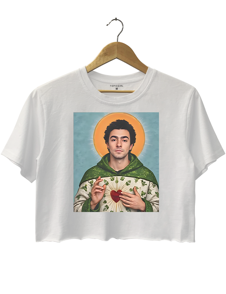 Saint Luigi Patron Saint Of Fafo Crop Top