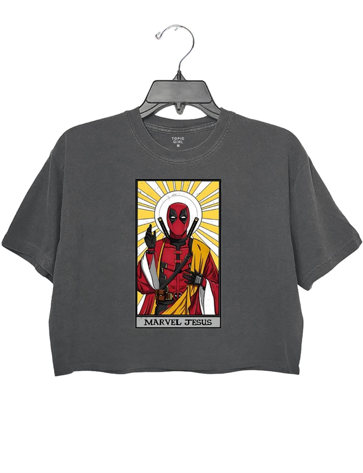 Deadpool Jesus Crop Top