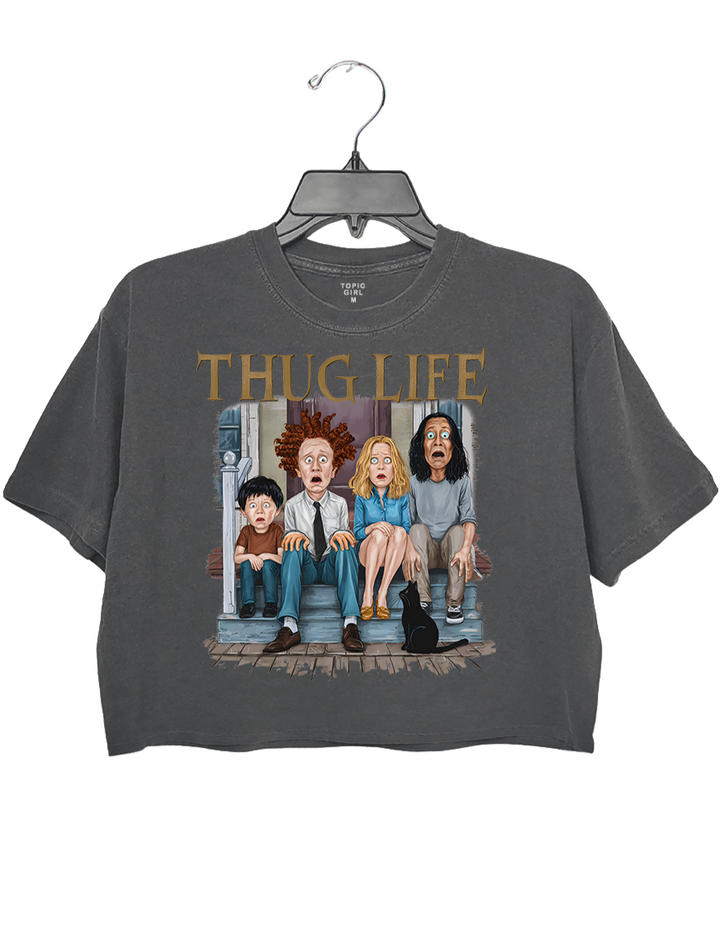 Thug Life Bad Witches Crop Top