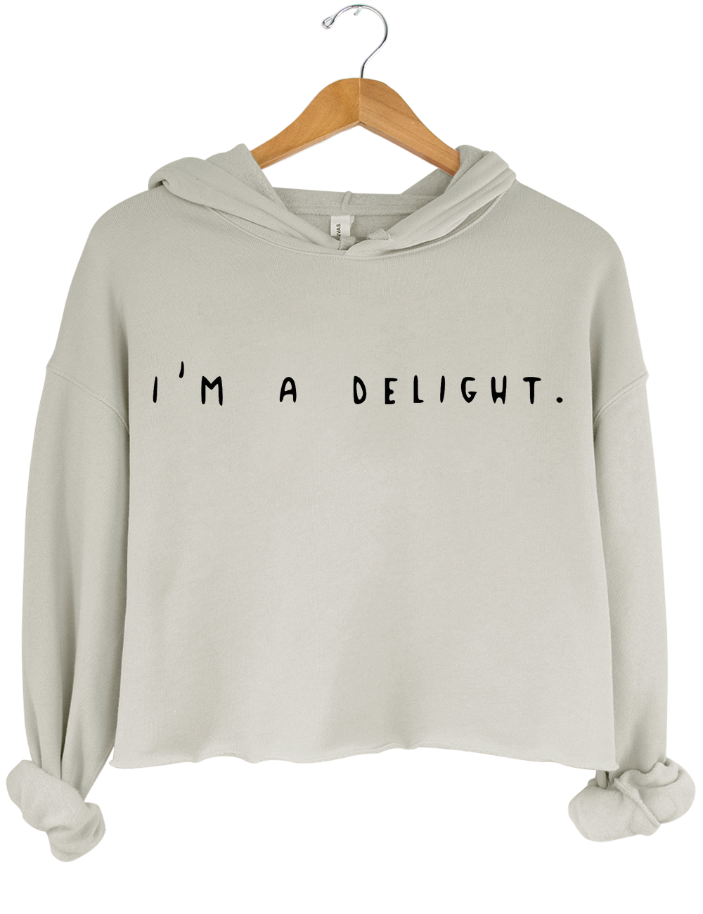 I'm A Delight Crop Sweatshirt