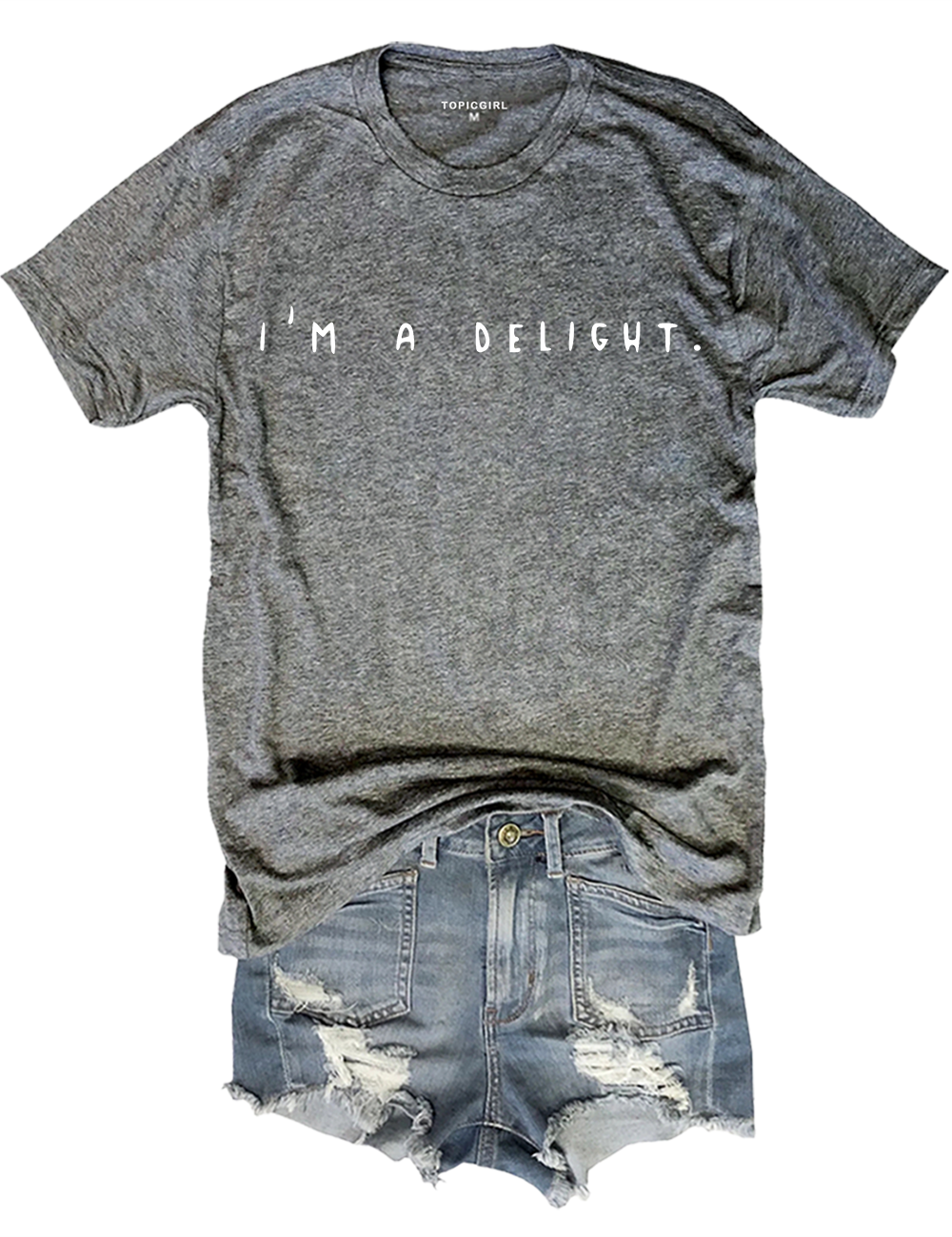 I'm A Delight Crop Sweatshirt