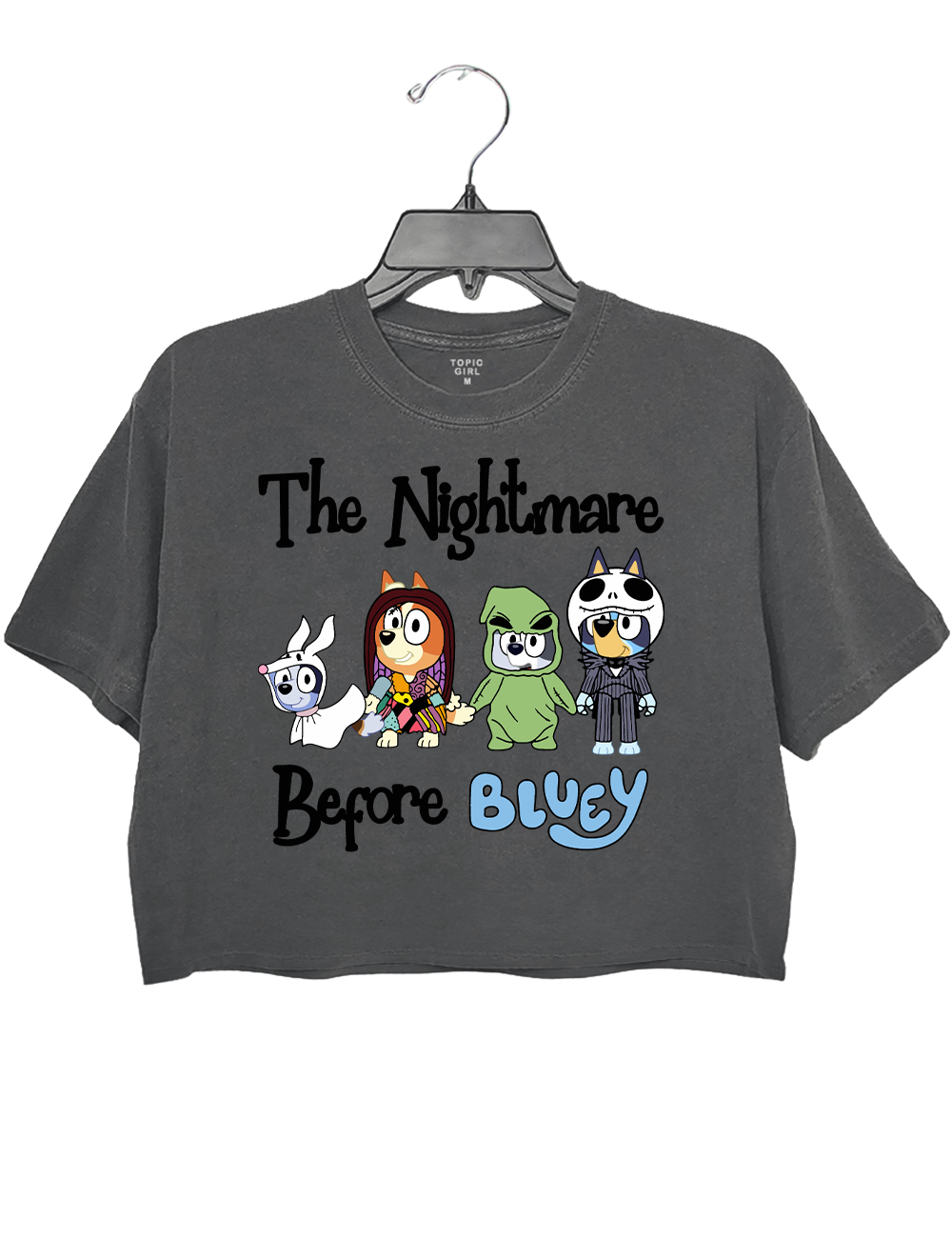 The Nightmare Before Bluey Halloween Crop Top