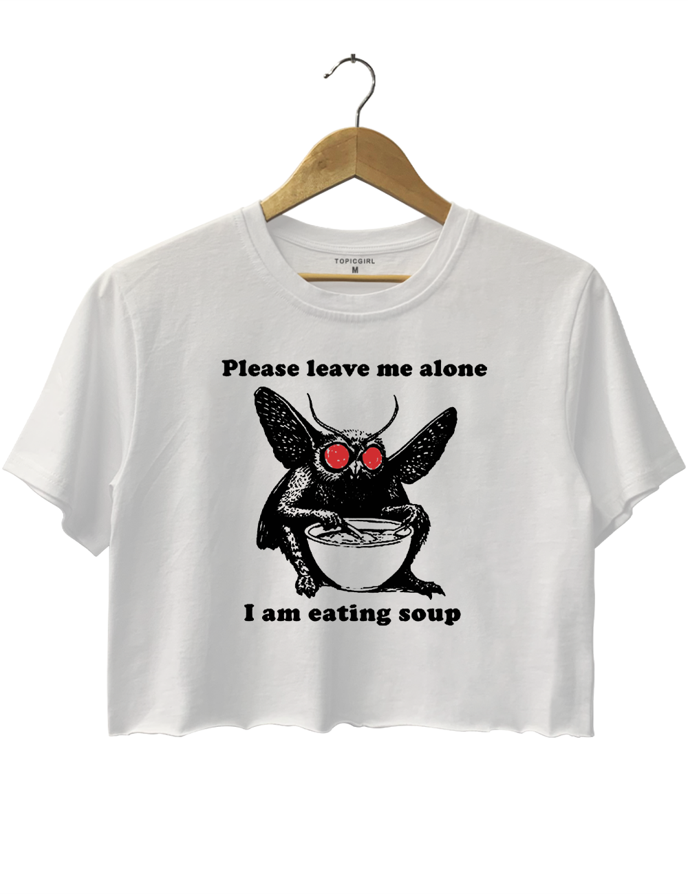 Please Leave Me Alone I Am Eating Soup Crop Top