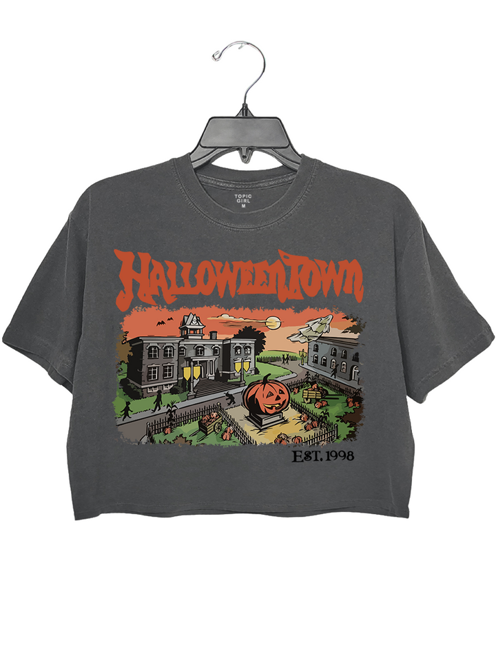 Halloween Town Est 1998 Crop Top