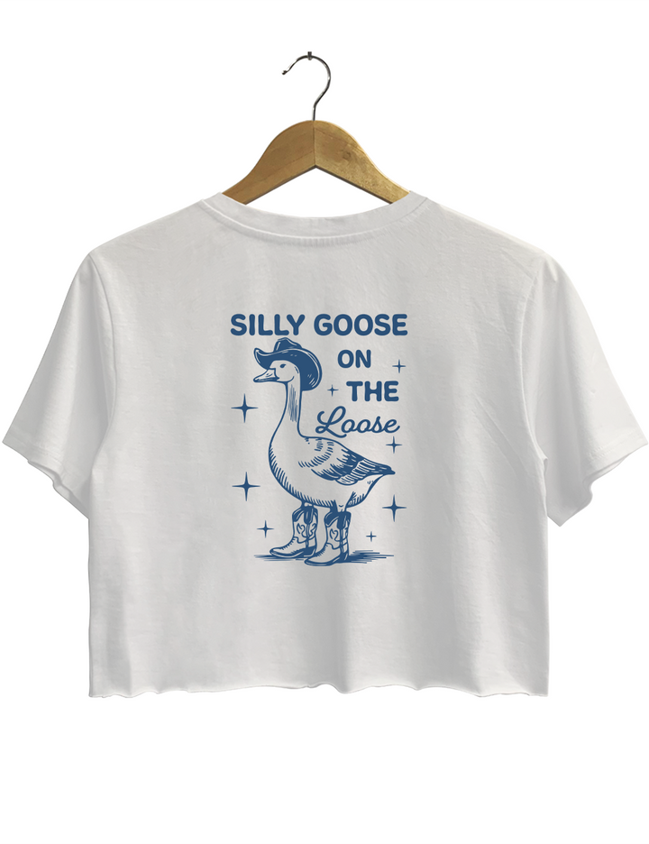 Silly Goose On The Loose Crop Top