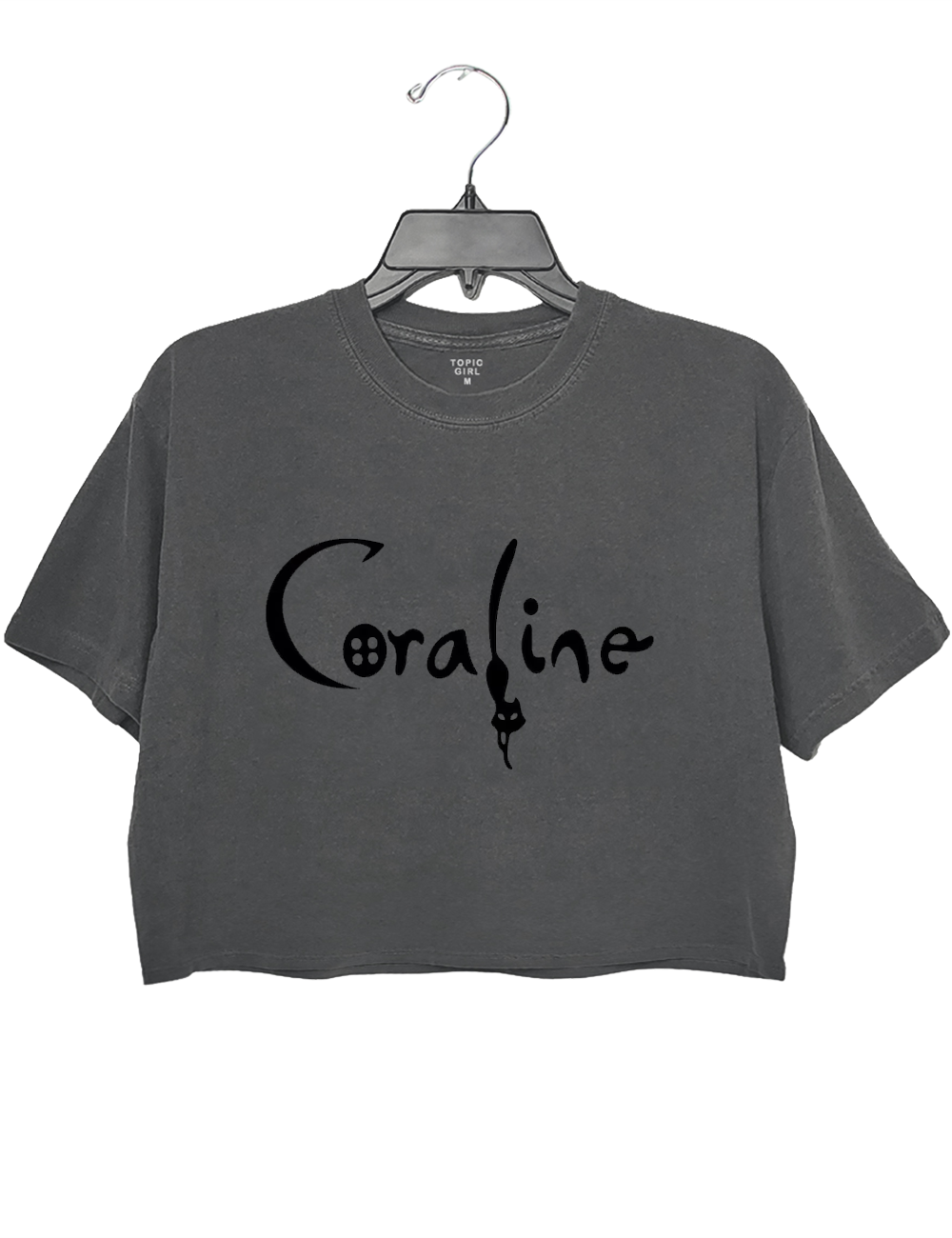 Coraline Halloween Crop Top