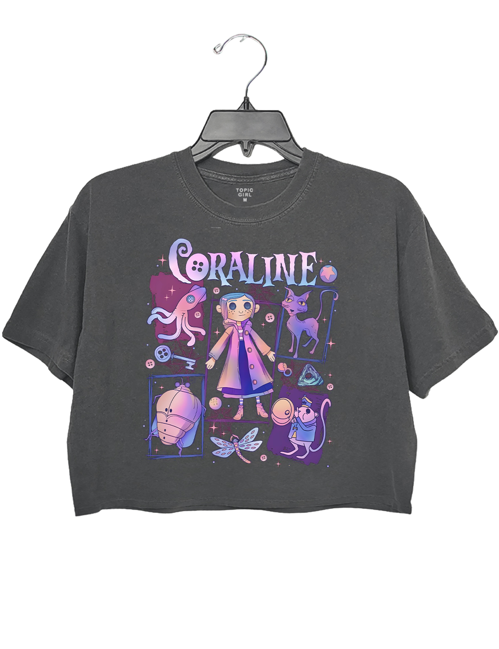 Coraline Spooky Movie Crop Top