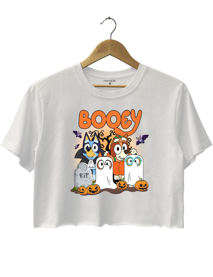 Booey Spooky Crop Top