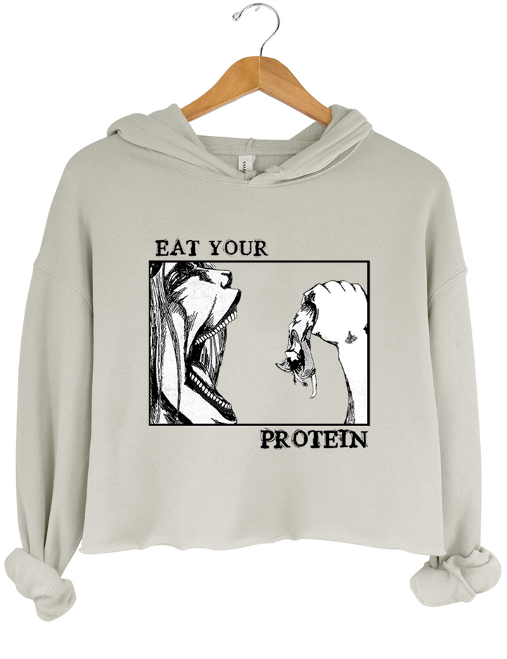 Attack On Titan Eat Your Protein Crop Top