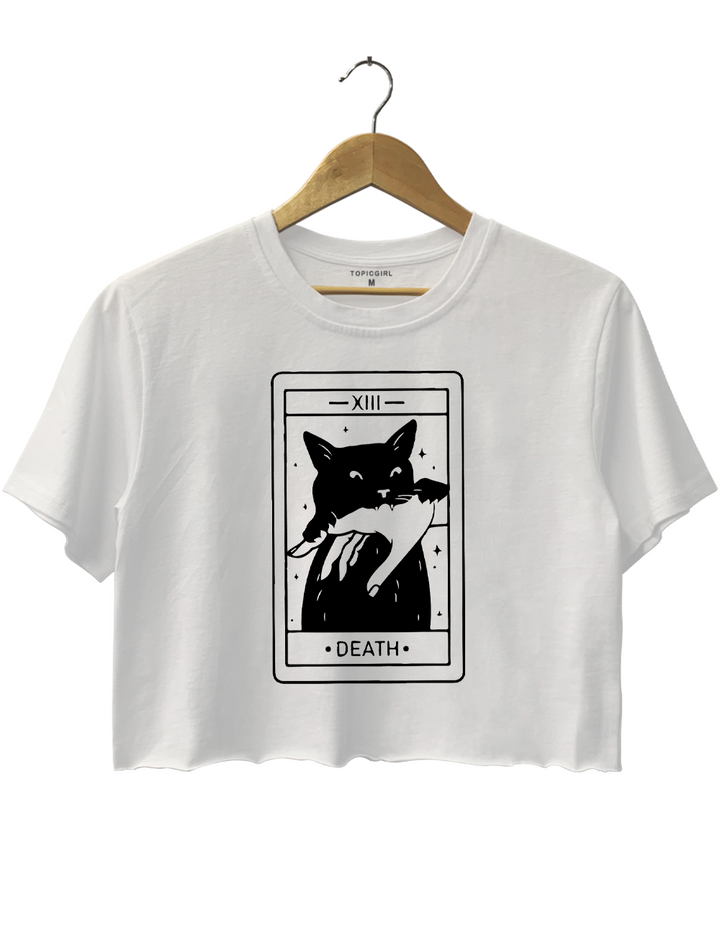 Tarot Death Crop Top